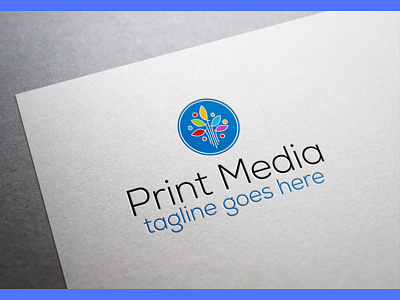 Print Media Logo by Shuja on Dribbble