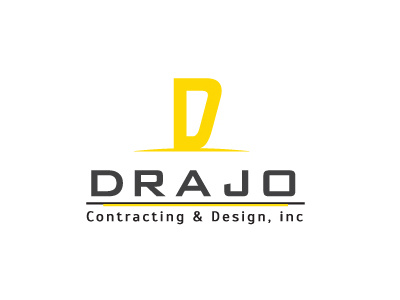 Draja Logo Design best clean contractor design draja logo logoby print