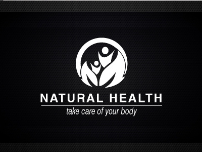 Natural Health Logo doctor energy environment food business fresh green herbal medical practice spa wellness women yoga