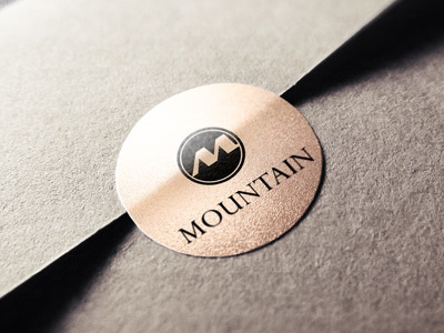 Mountain – M Letter Logo Template black m logo black monogram brand branding business clothes corporate designer easy to edit identity letter