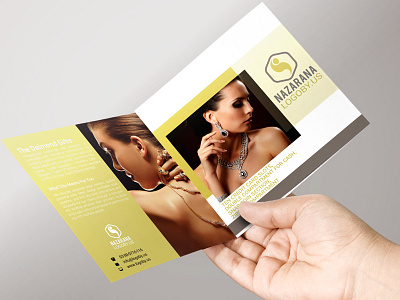 Realistic A5 Brochure Catalogue bi fold brochure by catalogue jewellery logo nazrana trifold us