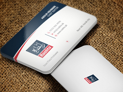 Raabta Business Card Design business card clean design magazine raabta