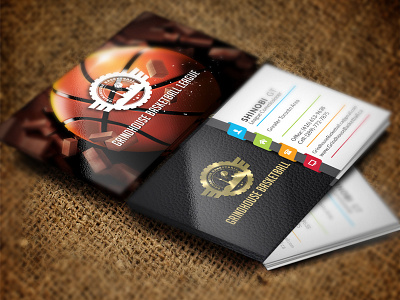 GrindHouse basketball league Business Card ball basket basketball business business card card grind grindhouse house league leagues