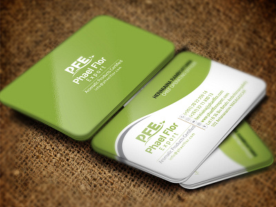 PFE Phael Flor Export Business Card Design