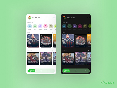 Naija Crawl - Blog App - UI Design