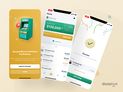 Rodi cash (Mobile UI/UX Design) branding cash design fintech payment pos startup ui ux withdrawal