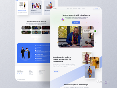 Steetch.ng - Landing Page Design