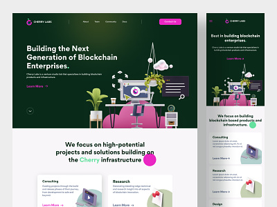 Cherry Labs (Decentralized Products Incubator Program) | UI/UX