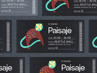Paisaje · Branding art art direction artwork branding collage design illustration stationery typography