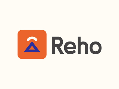Reho Logo Concept booking branding housing logo remote ui