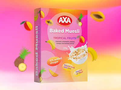 Muesli Packaging Redesign animation brand identity branding design graphic design identity mockup motion graphics packaging product design product redesign redesign visual