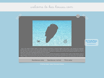 Kea Houses web design