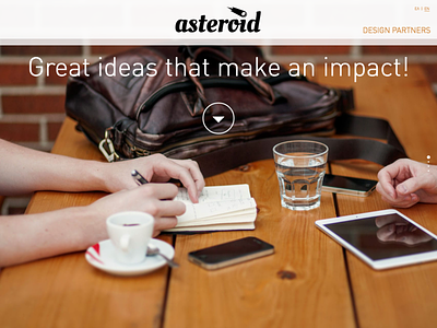 Asteroid web design