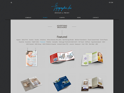 Tipo Graphic Arts web design