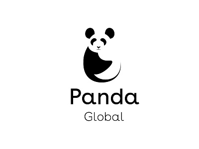 Daily logo challenge | Day 3 | Panda Global abstract app dailylogochallenge design flat icon logo minimal typography vector web