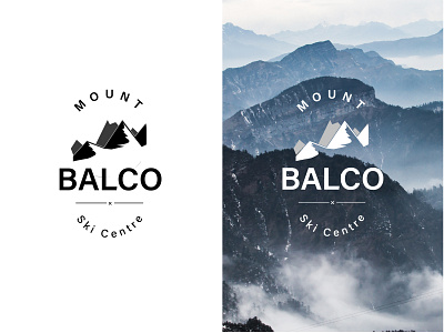 Daily logo challenge | Day 008 | Ski Mountain | Mount Balco app dailylogochallenge design flat icon logo minimal typography vector web