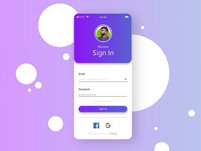 Daily UI Challenge #01 | sign up