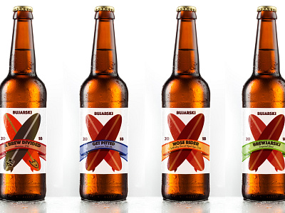 Bujarski Wedding Beer Labels design mockup packaging vector wedding