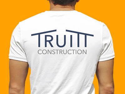 Truitt Construction T-Shirt branding design logo mockup