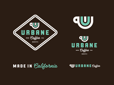 Urbane Coffee brand brand identity coffee shop logo logos packaging