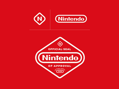 Nintendo Proposed Brand Update badge badges brand brand identity branding classic crest design identity logo nes nintendo switch vector