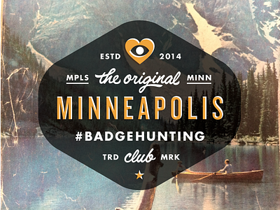 Minneapolis Badgehunting Club american badgehunting badges classic crest hunting minneapolis mn