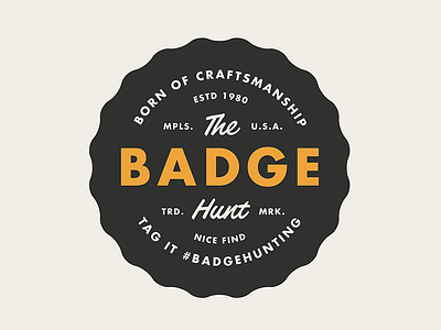 The Badge Hunt Presentation badge hunting badges target the badge hunt