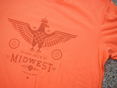 Midwest Eagle - Shirt Show american badgehunting badges classic crest hunting minneapolis mn