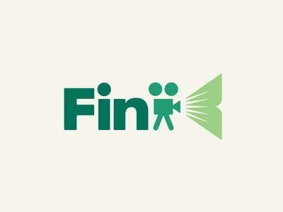 Fin Logo Concept (1 of 4) camera film fin post production