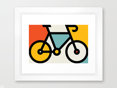 Color Bike art bike color study print