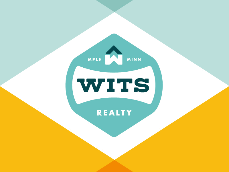 Wits Realty Identity business system logo realtor realty sign design social wits