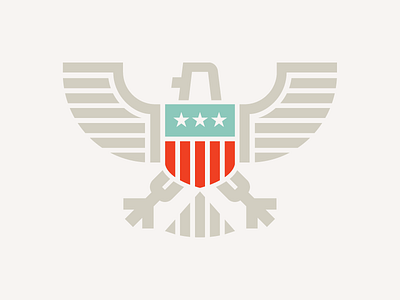 Eagle america american crest eagle logo monoweight