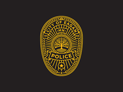 Eagan Police Logo badge branding city crest logo police
