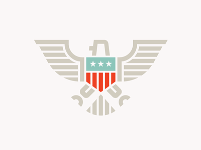 Eagle (Revised) america american crest eagle logo monoweight
