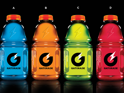 Gatorade Rebrand / Icon Options brand branding energy gatorade icon logo packaging power sports