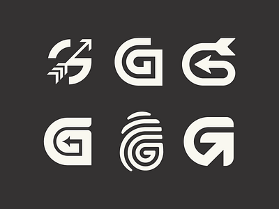 Six G Logos by Allan Peters on Dribbble