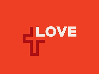 God Is Love brand branding christian church cross god icon jesus logo logos love