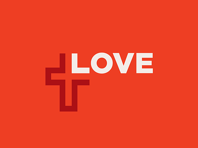 God Is Love brand branding christian church cross god icon jesus logo logos love