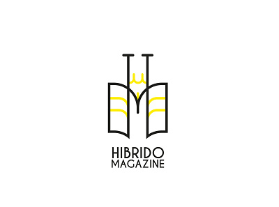 HÍBRIDO Magazine corporate image graphic design imagotype