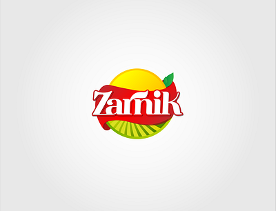 Zarnik Logo Design brand branding design drawing farm farsi food industry illustration iran logodesign logotype persian print sun vector visualbranding web
