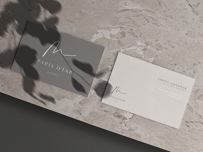 Paris D'far Logo / Business card