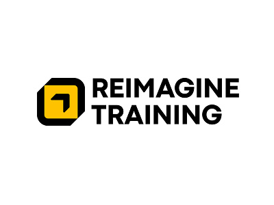 Reimagine Training arrow logo industrial learning logo progress reimagine training training app logo
