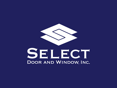 Select Door and Window Logo contractor logo door logo home builder logo home construction logo s letter logo s logo select door and window logo window logo