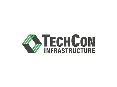 TechCon Infrastructure cement logo concrete contractor logo construction contractor logo construction logo infrastructure logo. techcon logo