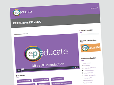 EP Educate - WordPress & Learndash E-learning website