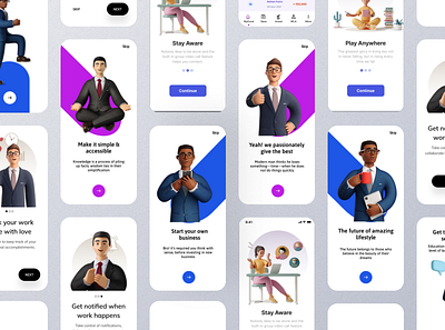 OnBoarding Screen art branding community design graphic design il illustration social ui ux