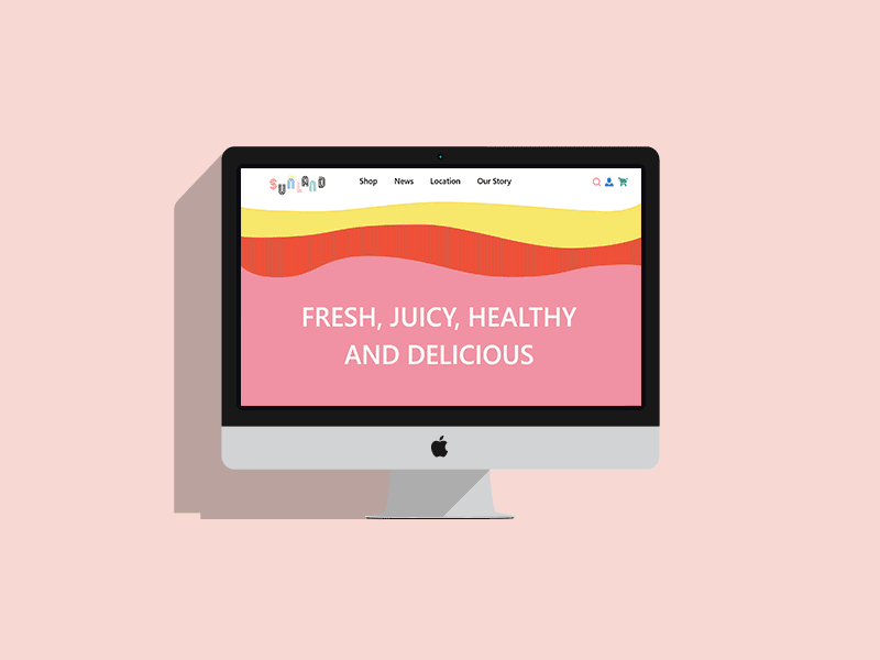 juice shop website adobe xd design juice shop ui uiux web design webdesign website