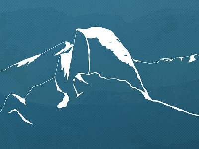 Yosemite | Half Dome artistic half dome modern mountain outline outlines tracing white yosemite