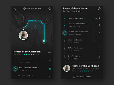 Treasure Map - Pirates of the Caribbean - List