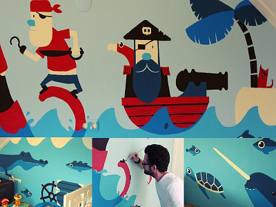 Pirate Mural